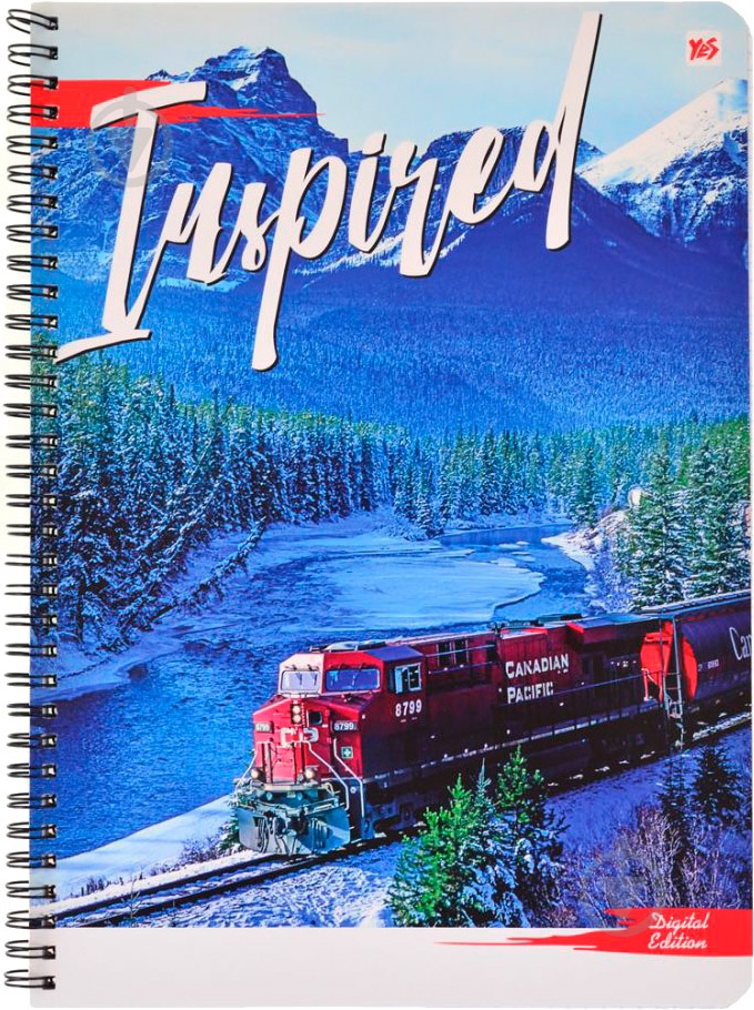 Тетрадь школьная 80 листов в клетку спираль YES - фото 1