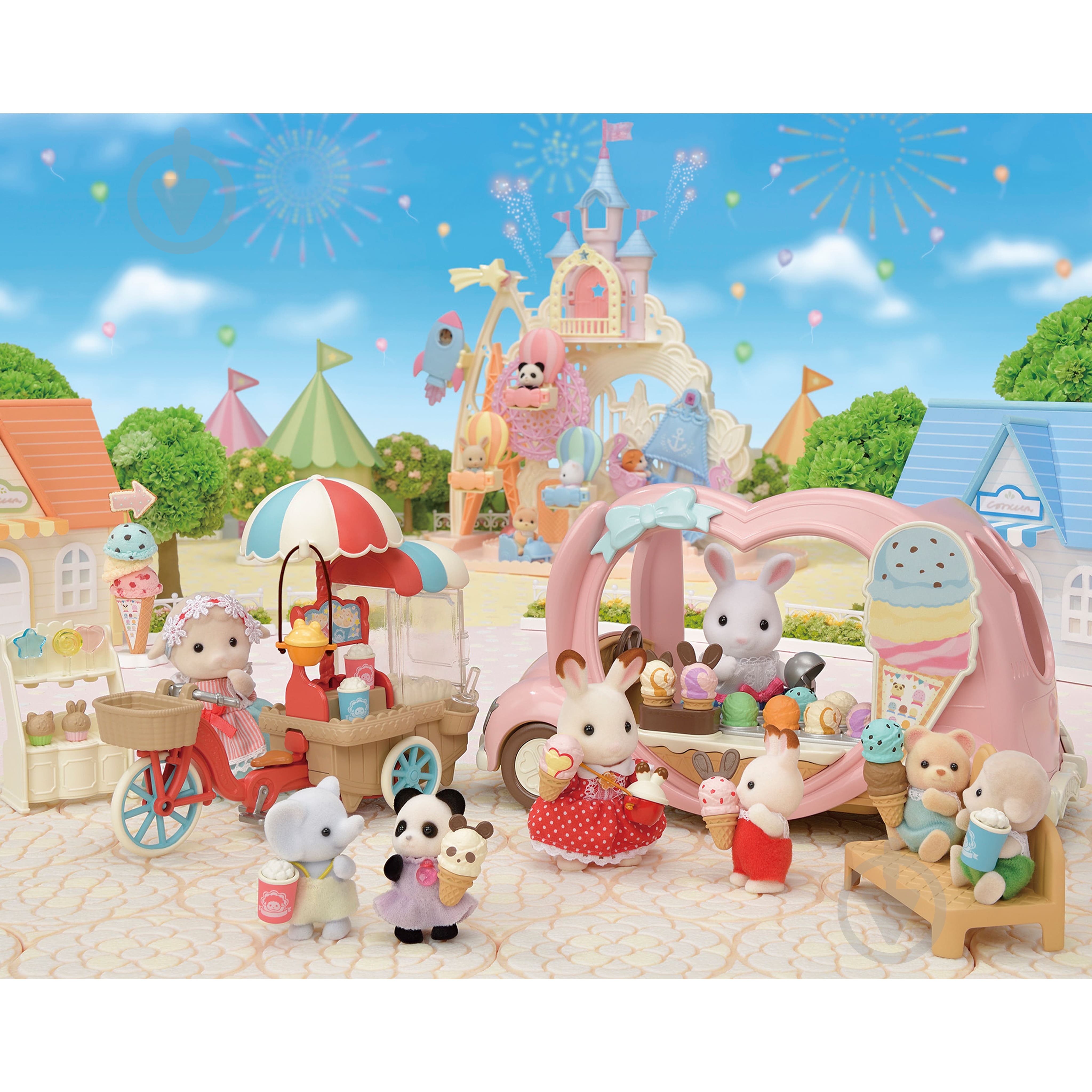 Ігровий набір Sylvanian Families Фургончик з морозивом 5651 - фото 8
