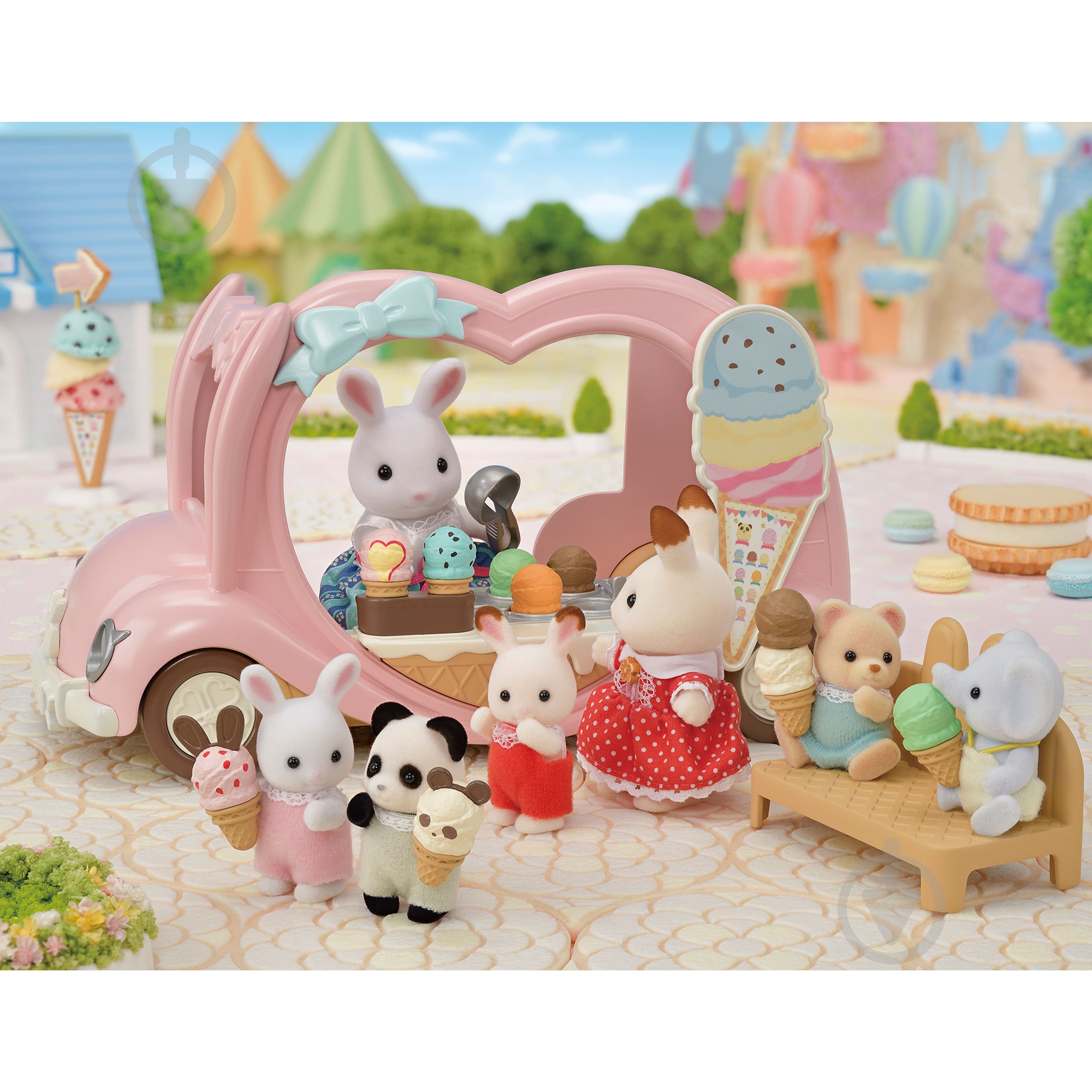 Ігровий набір Sylvanian Families Фургончик з морозивом 5651 - фото 13
