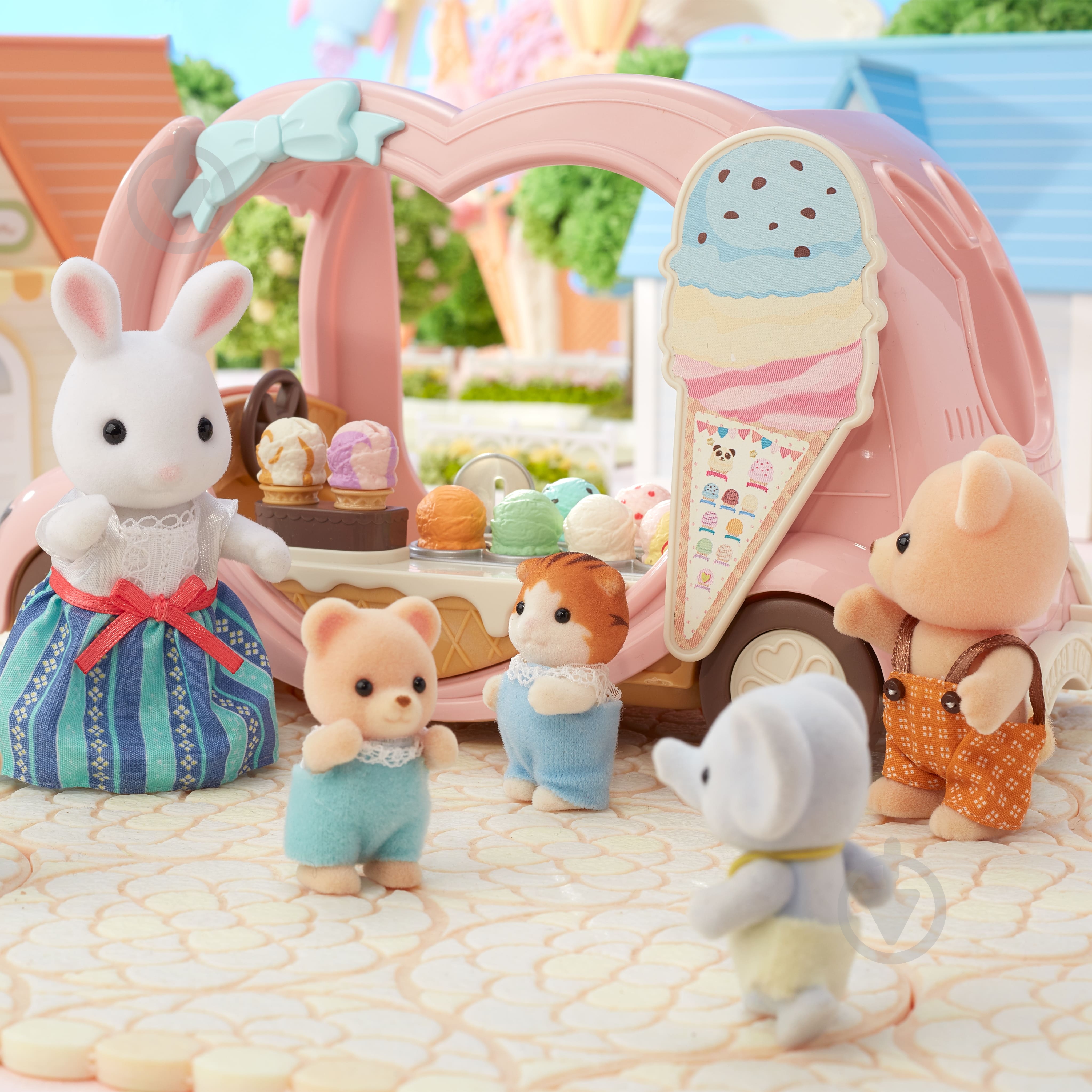 Ігровий набір Sylvanian Families Фургончик з морозивом 5651 - фото 4