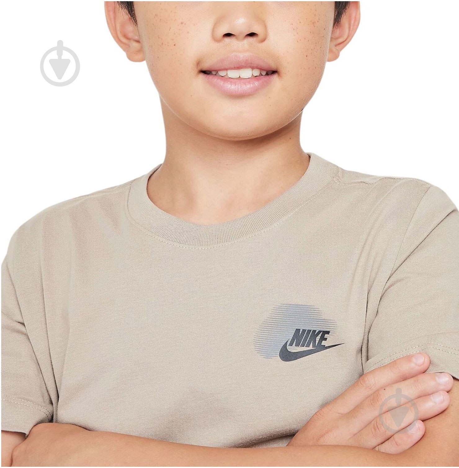 Футболка Nike HM4338-247 р.M бежевый - фото 4