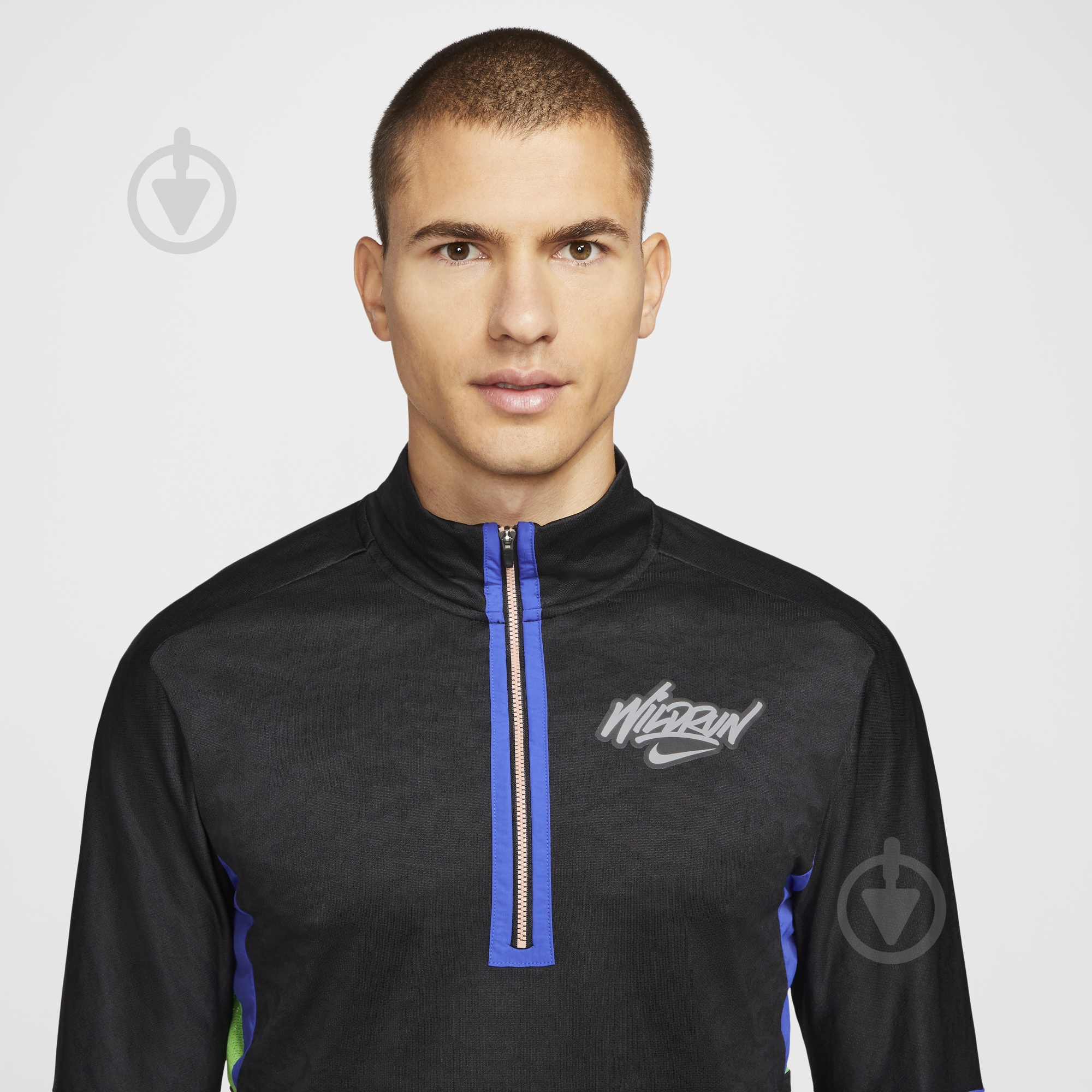 Джемпер Nike M NK DF ELMNT TOP HZ WR GX DA0223-010 р. S черный - фото 3