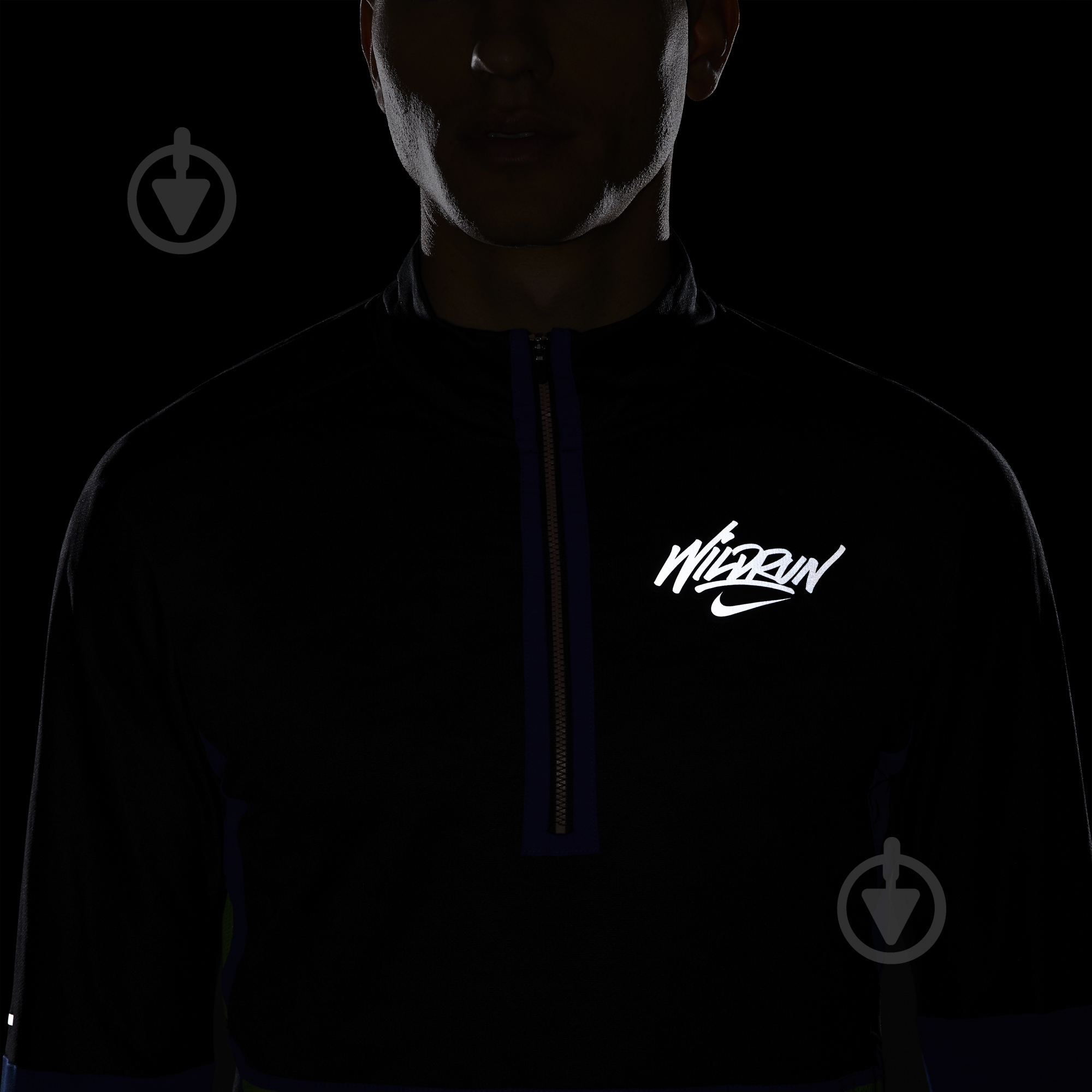 Джемпер Nike M NK DF ELMNT TOP HZ WR GX DA0223-010 р. S черный - фото 8