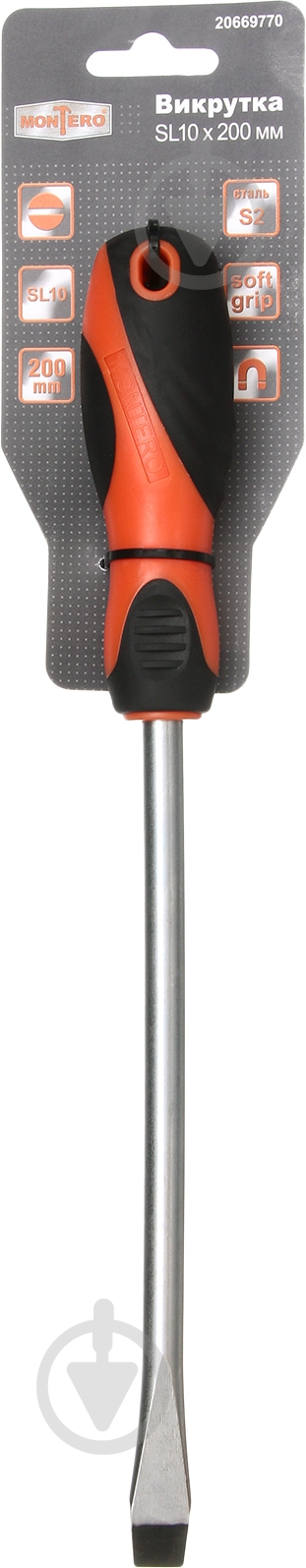 Отвертка Montero 10×200 мм MN-SD-SL10-200 - фото 2