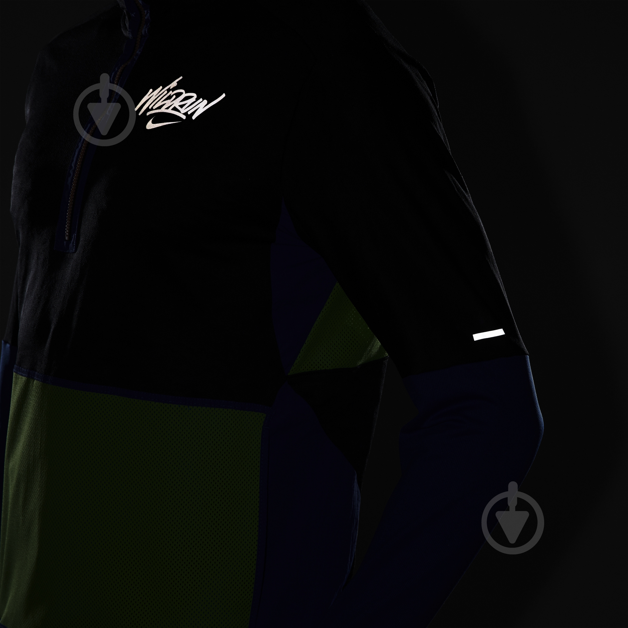 Джемпер Nike M NK DF ELMNT TOP HZ WR GX DA0223-010 р. XL чорний - фото 9