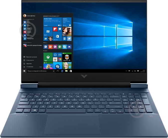 Ноутбук HP Victus 16-e0006ua 16,1 (4R8A3EA) blue - фото 1