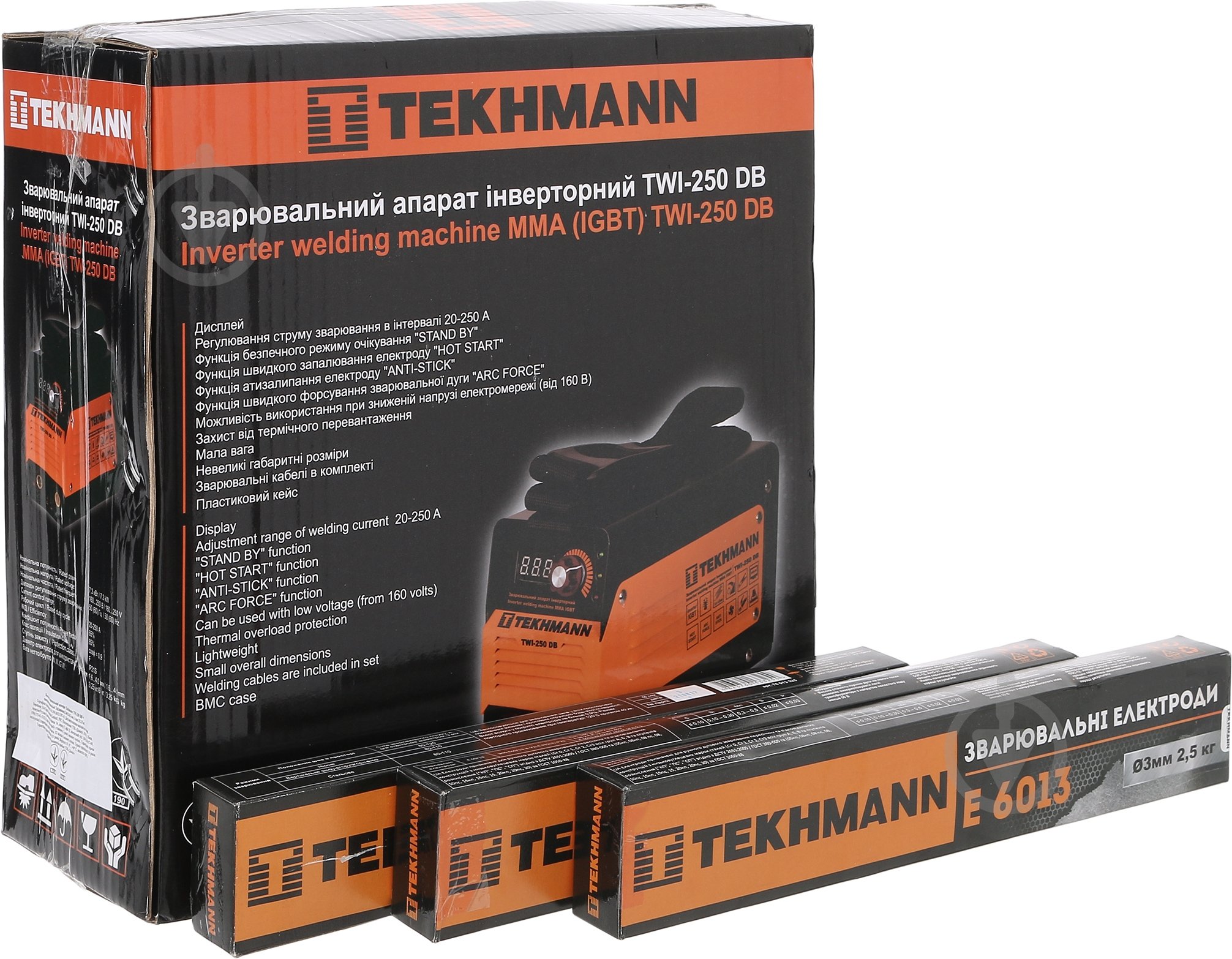 Инвертор сварочный Tekhmann TWI-250 + ел - фото 7 Инвертор сварочный Tekhmann TWI-250 + ел - фото 7