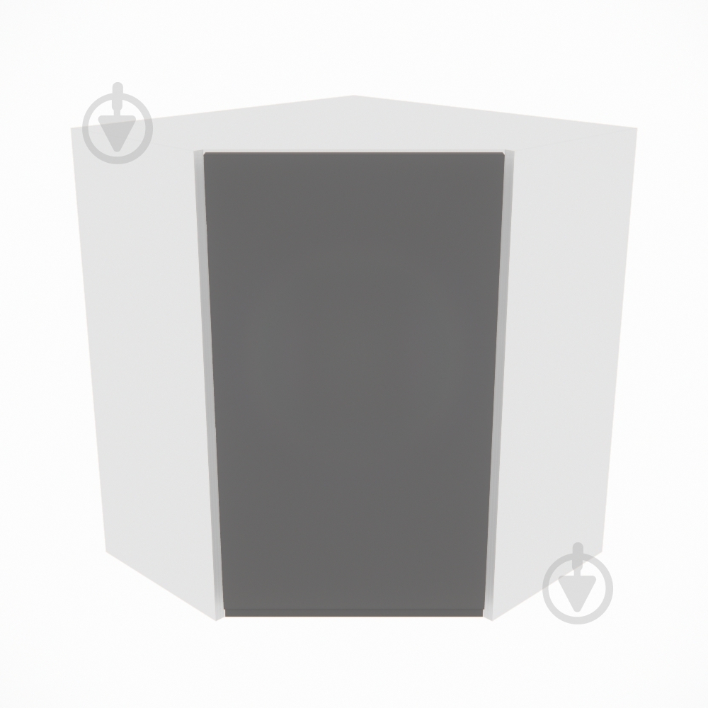 Шафа Влада (60х60/60х60Ск права) графіт/білий Світ Меблів - фото 1