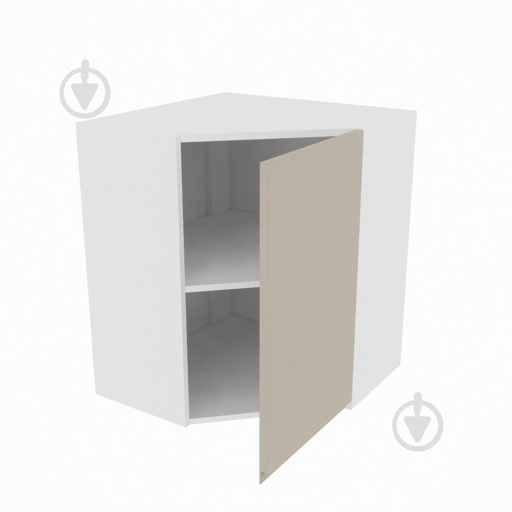 Шафа Влада (60х60/60х60Ск права) айворі/білий Світ Меблів - фото 2