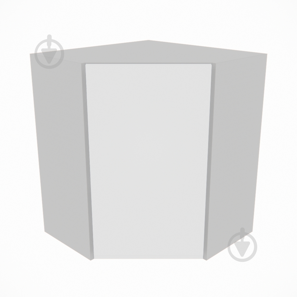 Шкаф Влада (60х60/60х60Ск правая) белый шелк/пепельный Світ Меблів - фото 1 Шкаф Влада (60х60/60х60Ск правая) белый шелк/пепельный Світ Меблів - фото 1