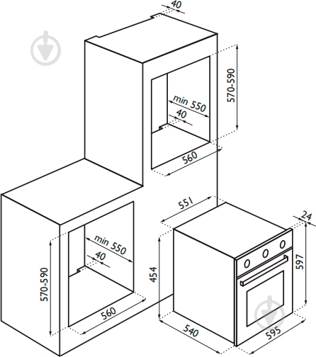 Духовой шкаф Ardesia FM 080 RI - фото 2