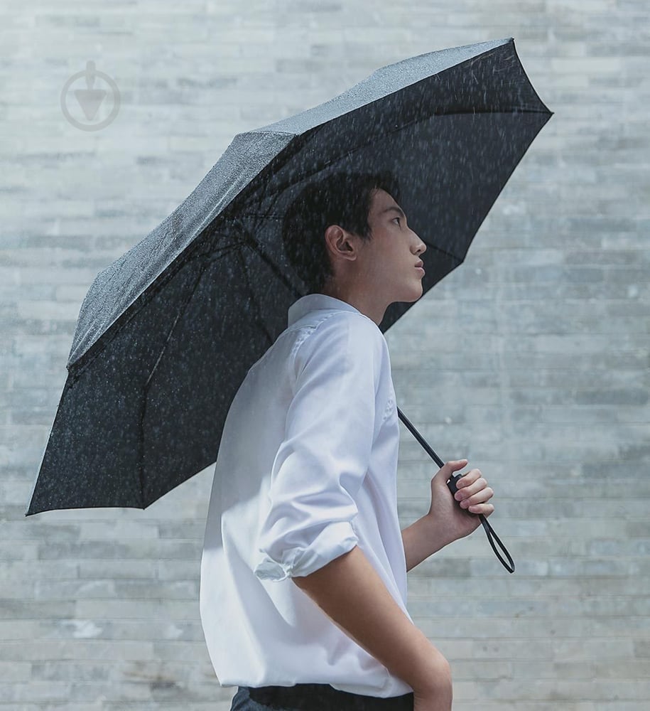 Зонт Xiaomi Ninetygo Super Portable Automatic Umbrella Black (6941413204217) - фото 3