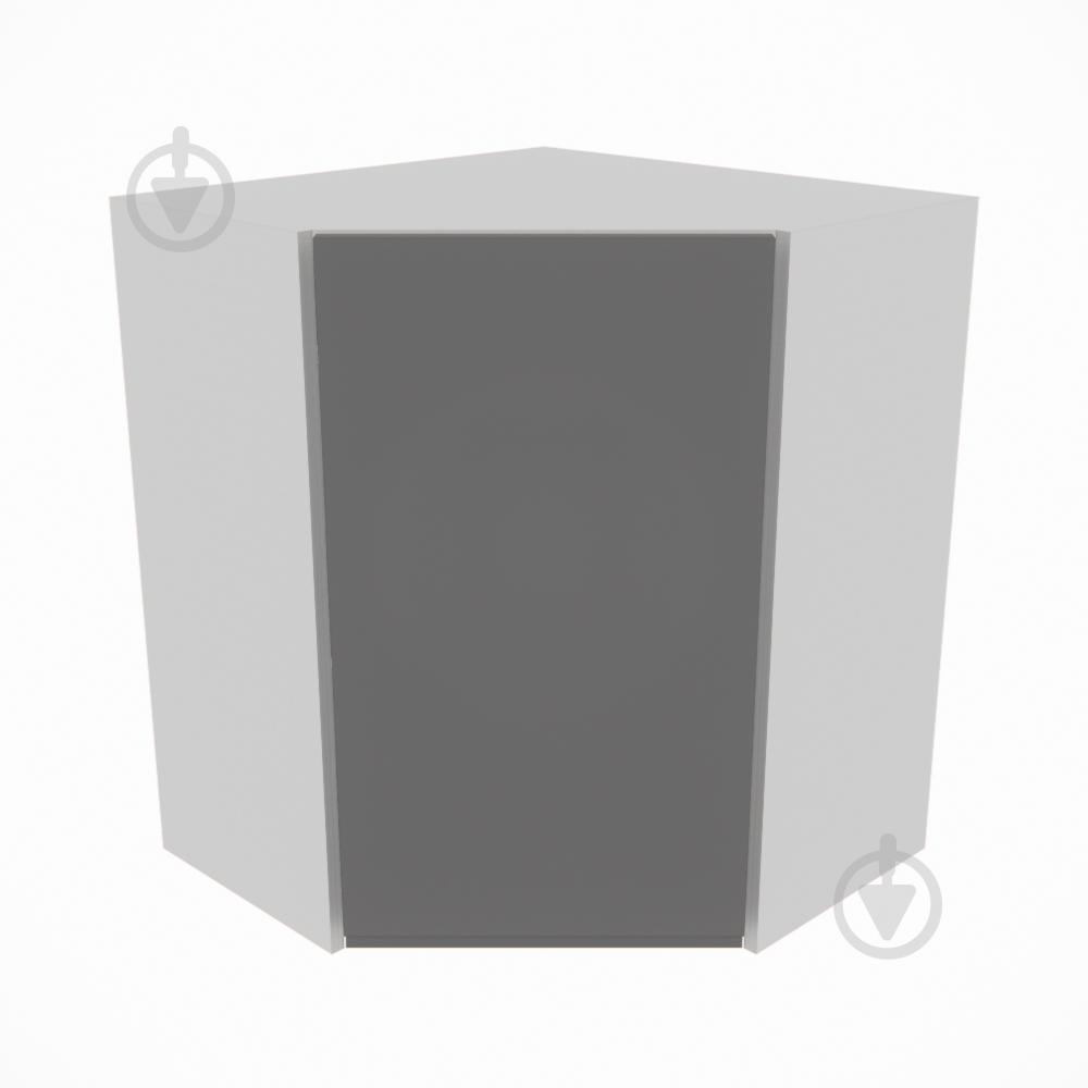 Шкаф Влада (60х60/60х60Ск правая) графит/пепельный Світ Меблів - фото 1 Шкаф Влада (60х60/60х60Ск правая) графит/пепельный Світ Меблів - фото 1