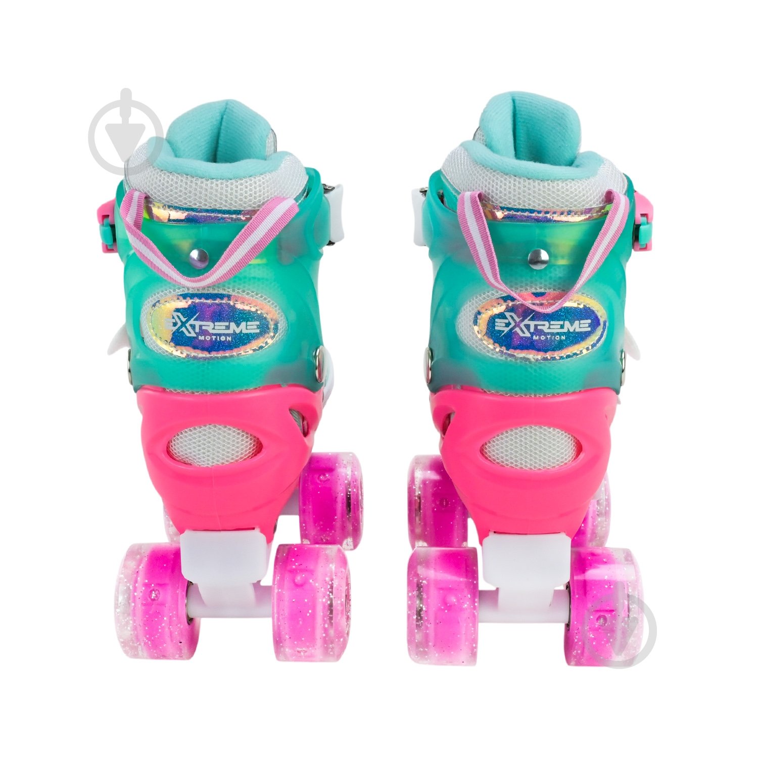 Роликовые коньки Shantou Extreme Motion M RL25437 р. 34-37 зеленый - фото 6