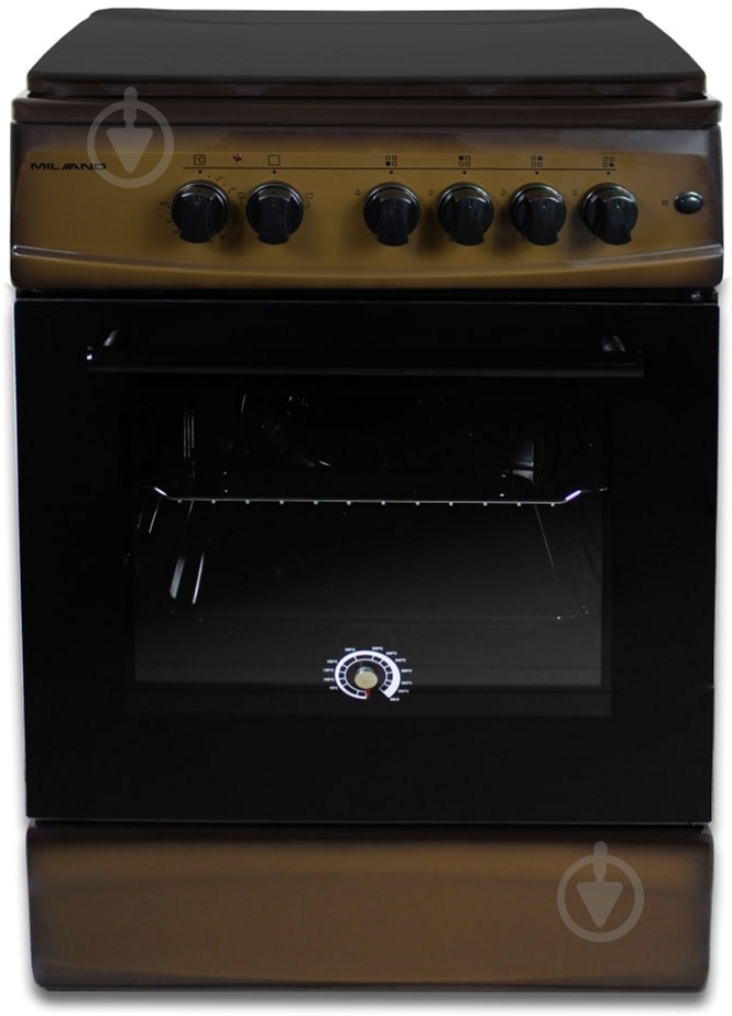 Плита комбинированная Milano ML60 E20 коричневая - фото 1