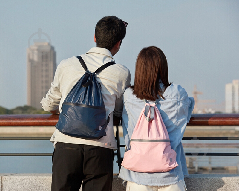 Рюкзак Ninetygo Lightweight Urban Drawstring Backpack Pink - фото 3