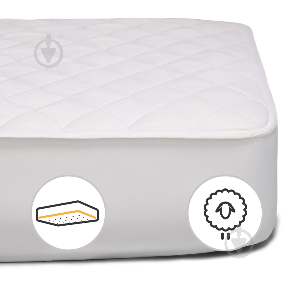 Наматрацник MirSon Стандарт Natural Line Wollen 957 звичайний з резинкою по периметру 26х200x220 см - фото 4 Наматрацник MirSon Стандарт Natural Line Wollen 957 звичайний з резинкою по периметру 26х200x220 см - фото 4