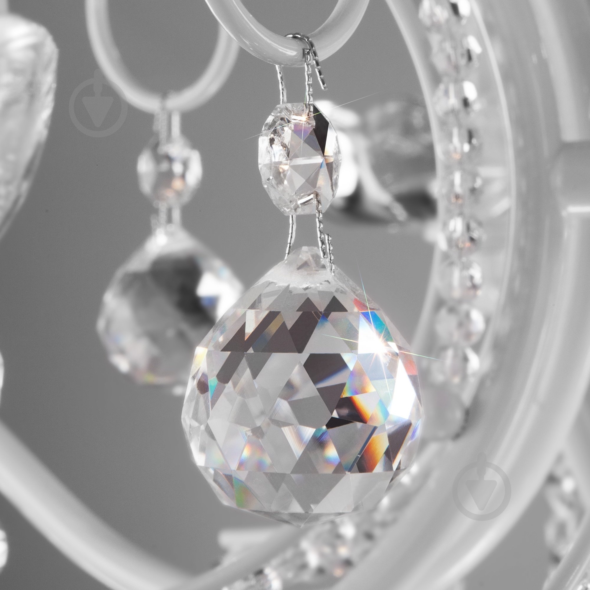 ВИТРИНА! Люстра подвесная Strotskis Brezza 8x60 Вт E14 белый 10107/8 (білий) - фото 10