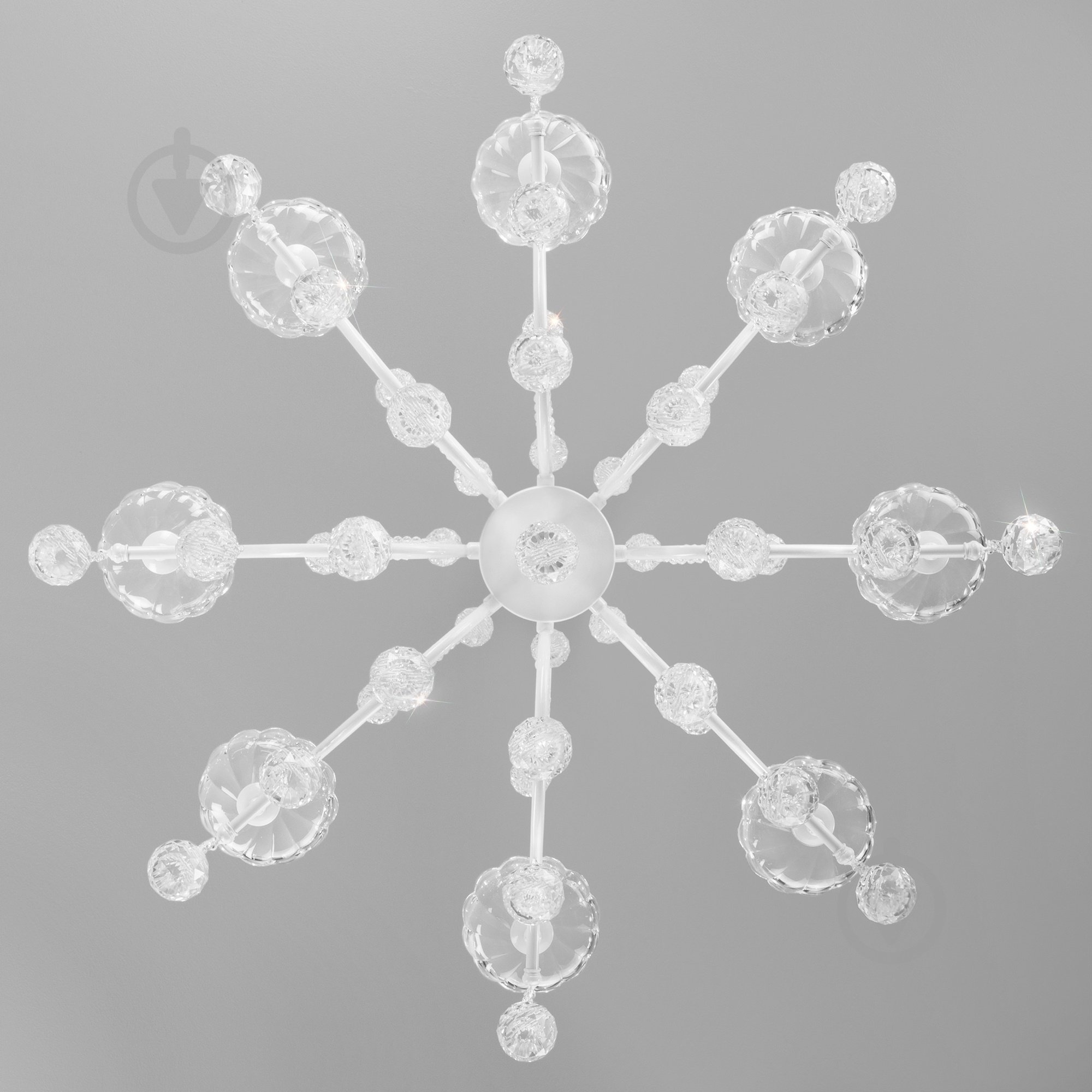 ВИТРИНА! Люстра подвесная Strotskis Brezza 8x60 Вт E14 белый 10107/8 (білий) - фото 11