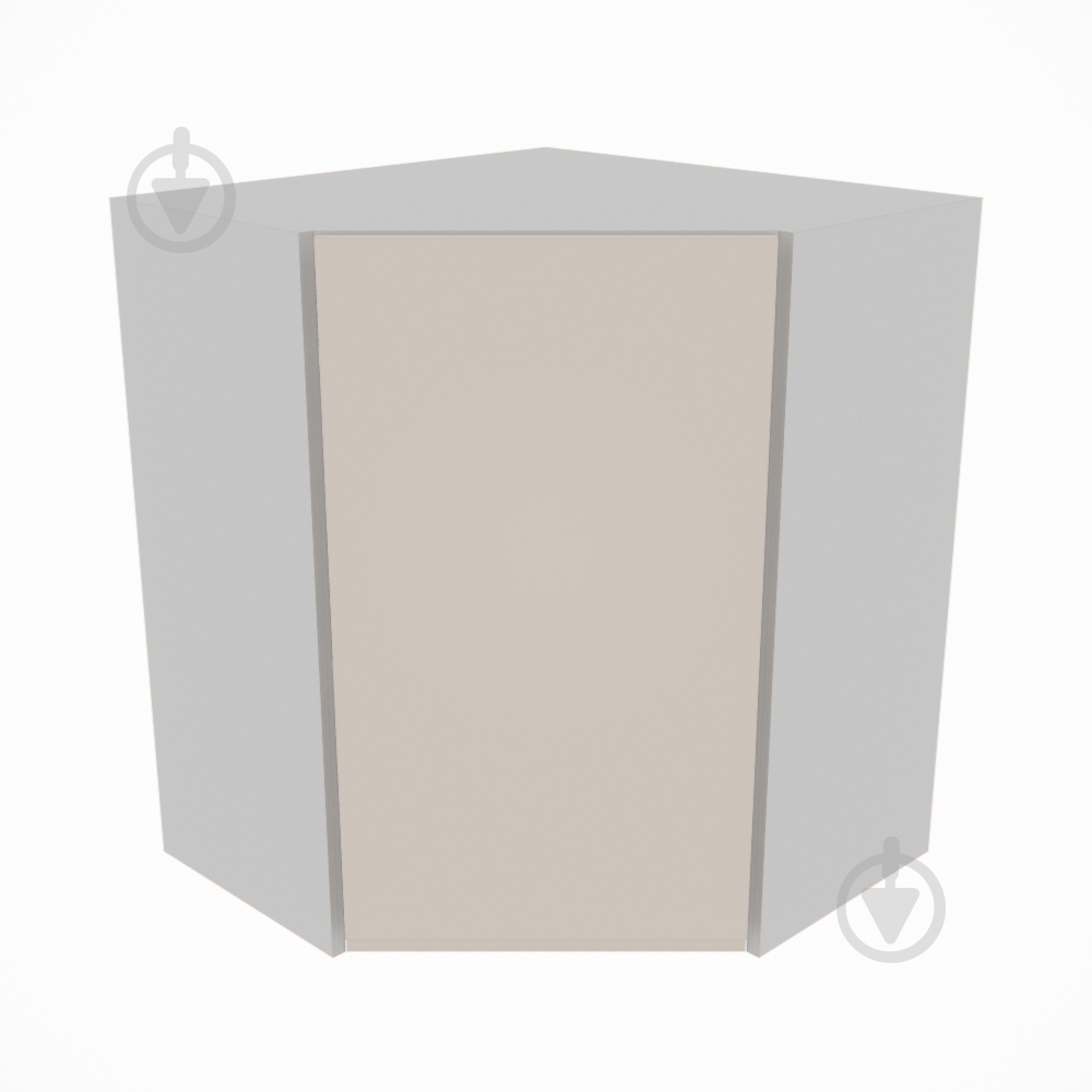 Шкаф Влада (60х60/60х60Ск правая) пломбир/пепельный Світ Меблів - фото 1 Шкаф Влада (60х60/60х60Ск правая) пломбир/пепельный Світ Меблів - фото 1