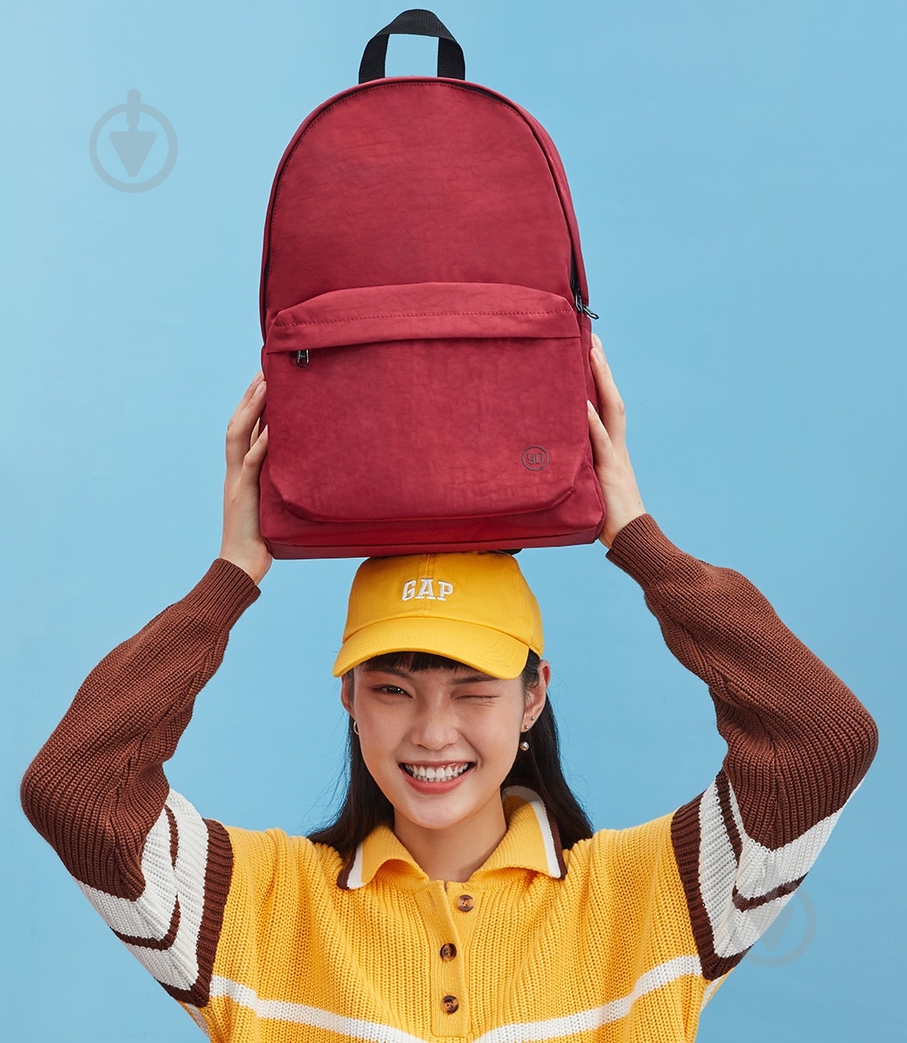 Рюкзак Ninetygo Youth College Backpack Deep Red 15L - фото 2