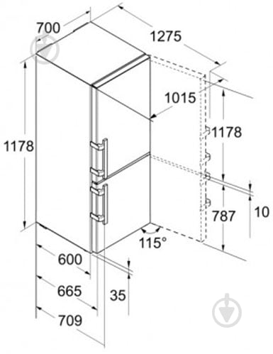 Холодильник Liebherr CN 5715 - фото 9