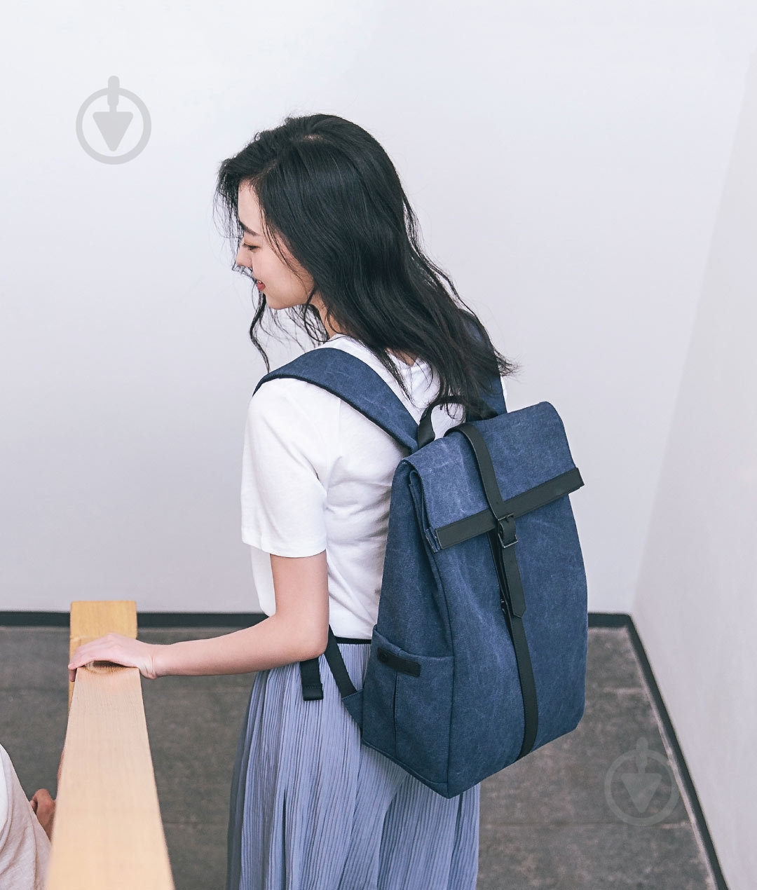 Рюкзак Ninetygo GRINDER Oxford Backpack Dark Blue - фото 8 Рюкзак Ninetygo GRINDER Oxford Backpack Dark Blue - фото 8