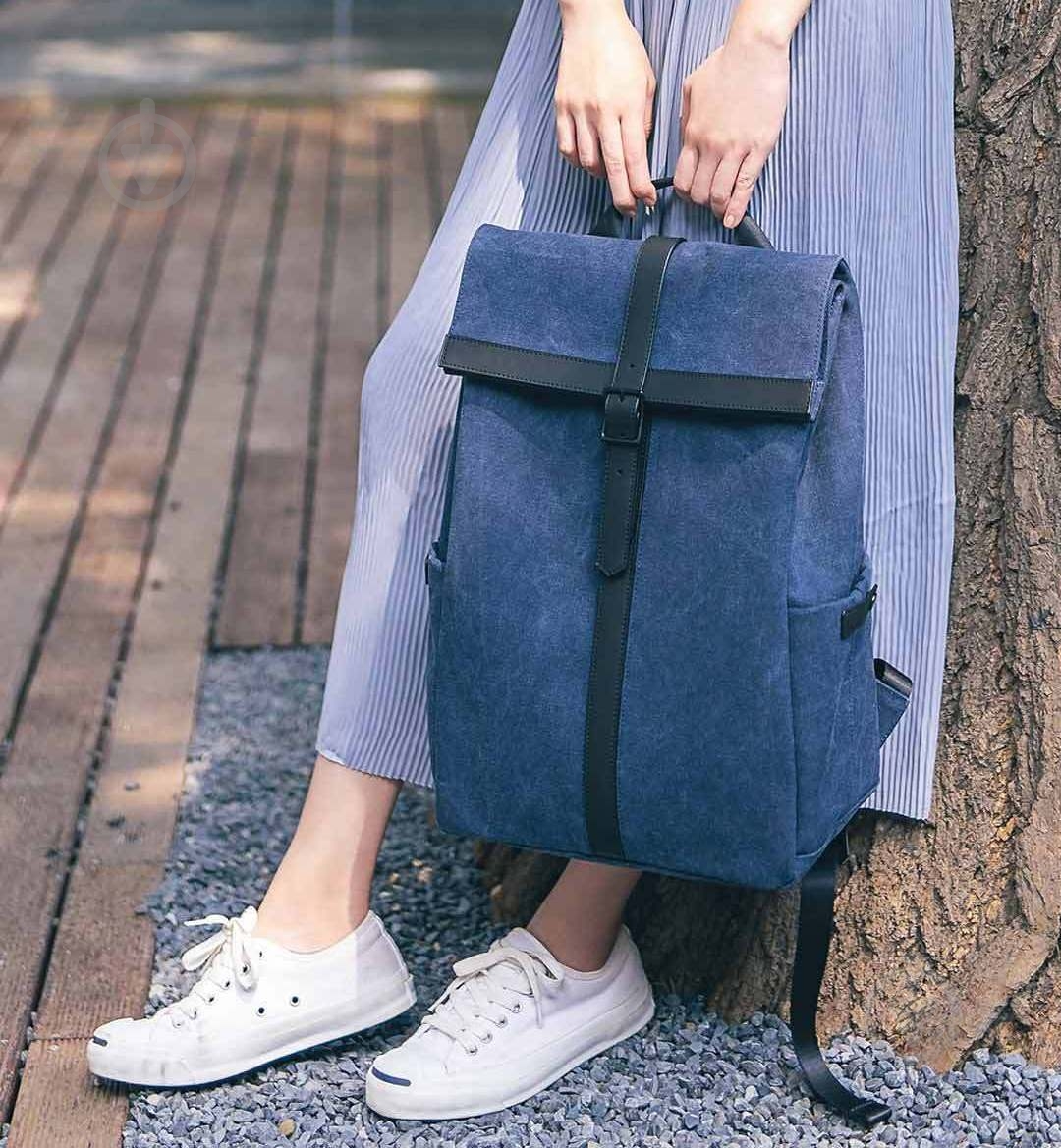 Рюкзак Ninetygo GRINDER Oxford Backpack Dark Blue - фото 3 Рюкзак Ninetygo GRINDER Oxford Backpack Dark Blue - фото 3