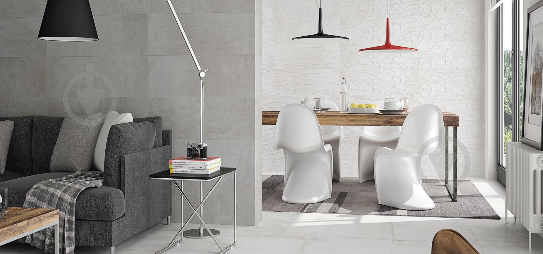Плитка Cifre Relieve Reaction White 29,5x90 - фото 6 Плитка Cifre Relieve Reaction White 29,5x90 - фото 6