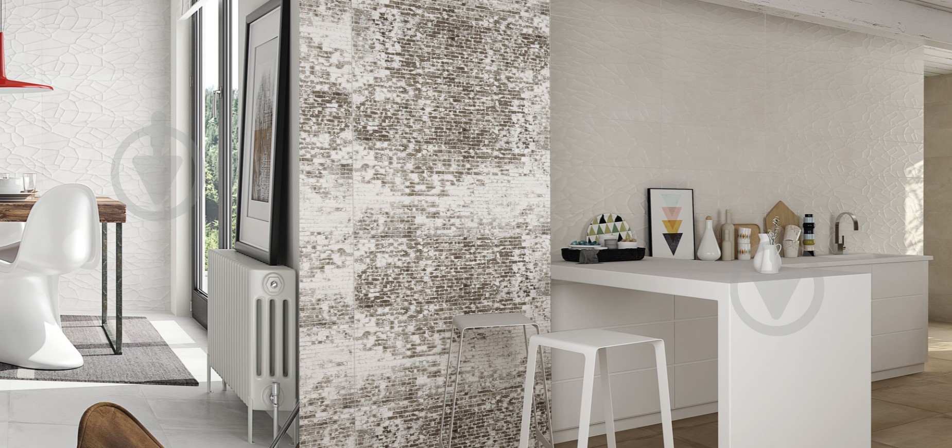 Плитка Cifre Relieve Reaction White 29,5x90 - фото 7 Плитка Cifre Relieve Reaction White 29,5x90 - фото 7