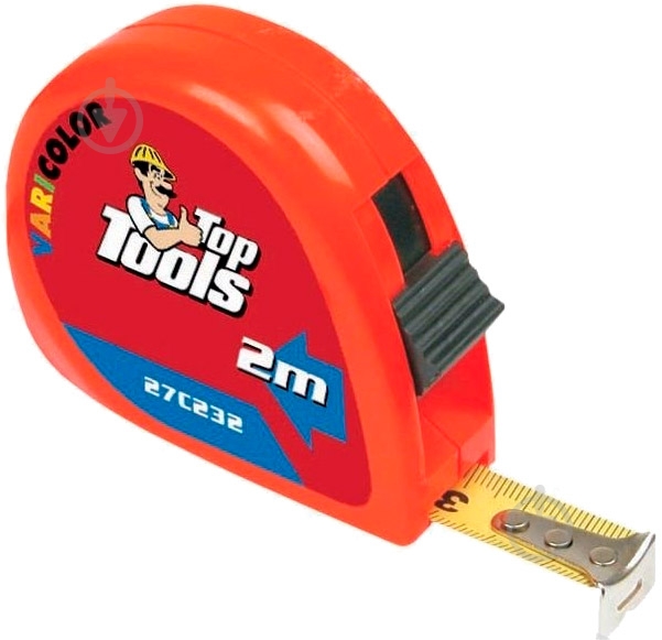 Рулетка Top Tools 27C232 2  м x 12,5  мм - фото 1