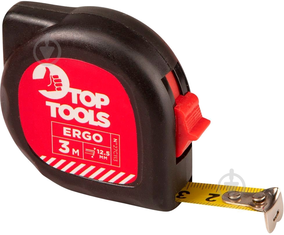 Рулетка Top Tools 27C113 3 м x 12,5 мм - фото 1 Рулетка Top Tools 27C113 3 м x 12,5 мм - фото 1