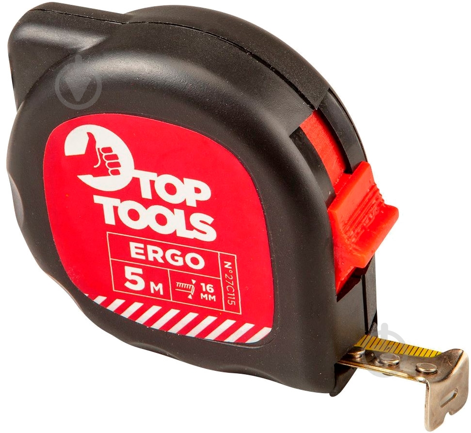Рулетка Top Tools 27C115 5  м x 16  мм - фото 1