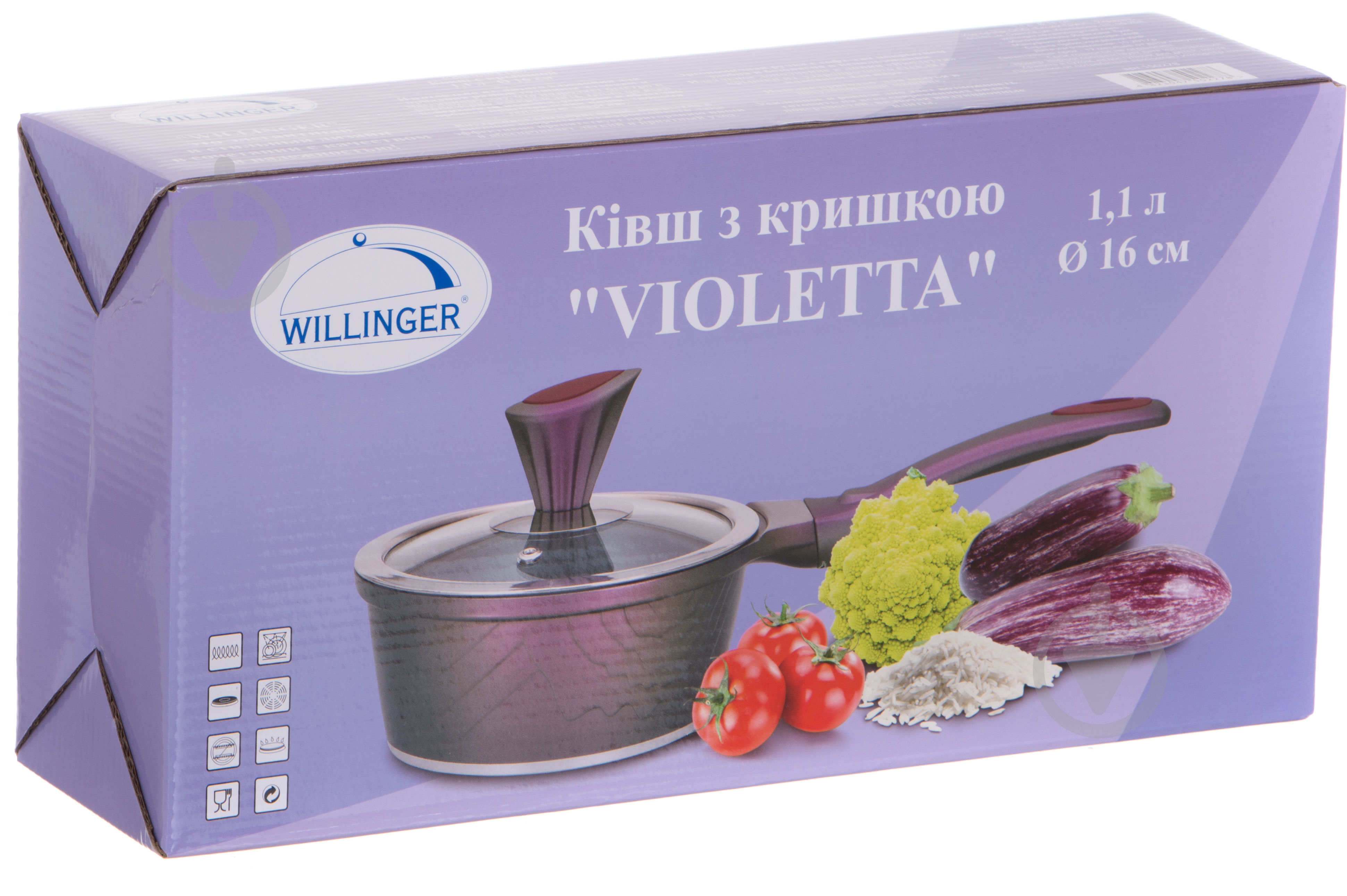 Ківш Willinger Violetta 1,1 л 150278 - фото 5 Ківш Willinger Violetta 1,1 л 150278 - фото 5