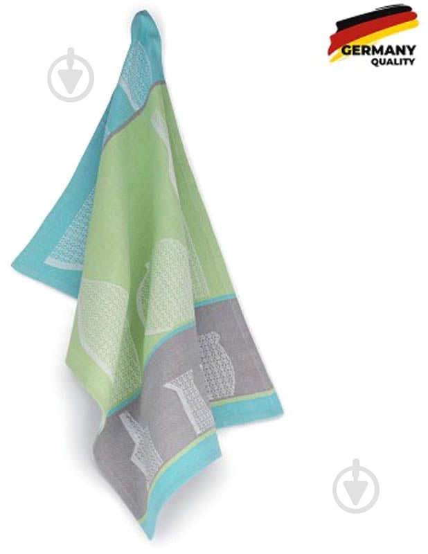 Полотенце Carla Flaschen 50x70 см Kela зеленый - фото 3 Полотенце Carla Flaschen 50x70 см Kela зеленый - фото 3