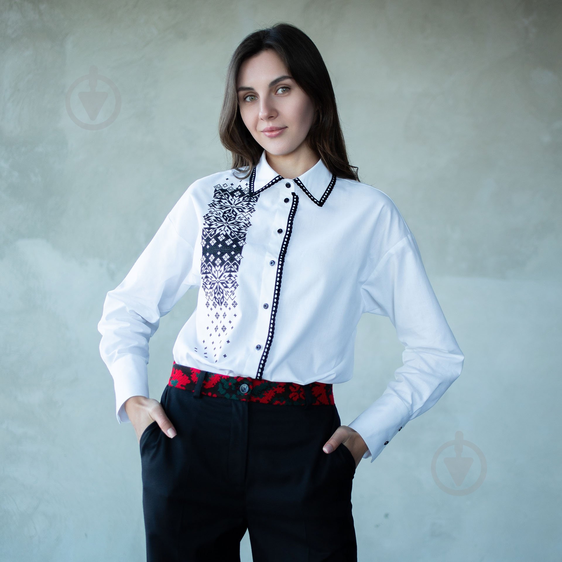 Блуза Едельвіка р. 38 (M) білий 448-25/09 - фото 1 Блуза Едельвіка р. 38 (M) білий 448-25/09 - фото 1