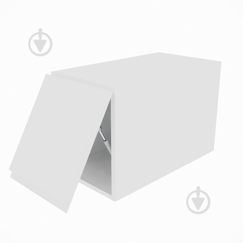 Шкаф Влада (А 30 (570)) белый шелк/белый Світ Меблів - фото 2 Шкаф Влада (А 30 (570)) белый шелк/белый Світ Меблів - фото 2