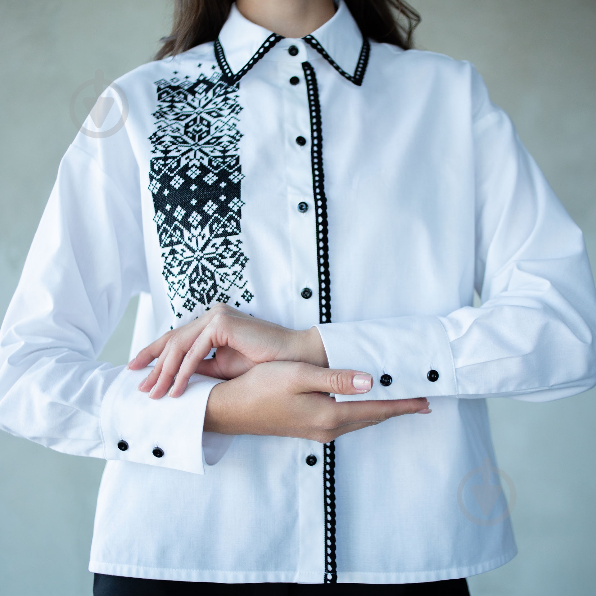 Блуза Эдельвика р. 46 (XL) белый 448-25/09 - фото 3 Блуза Эдельвика р. 46 (XL) белый 448-25/09 - фото 3