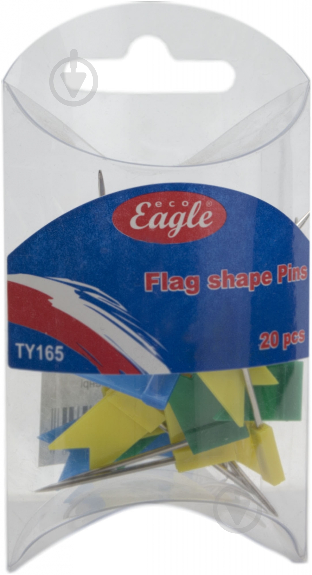 Кнопка Eco-Eagle TY 165 прапорці 20 шт - фото 1 Кнопка Eco-Eagle TY 165 прапорці 20 шт - фото 1