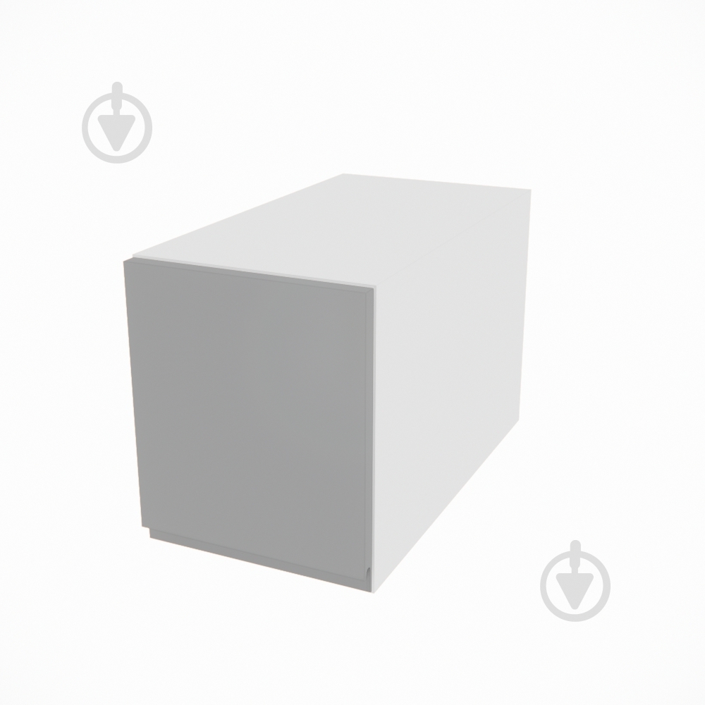 Шкаф Влада (А 30 (570)) серый бархат/белый Світ Меблів - фото 1