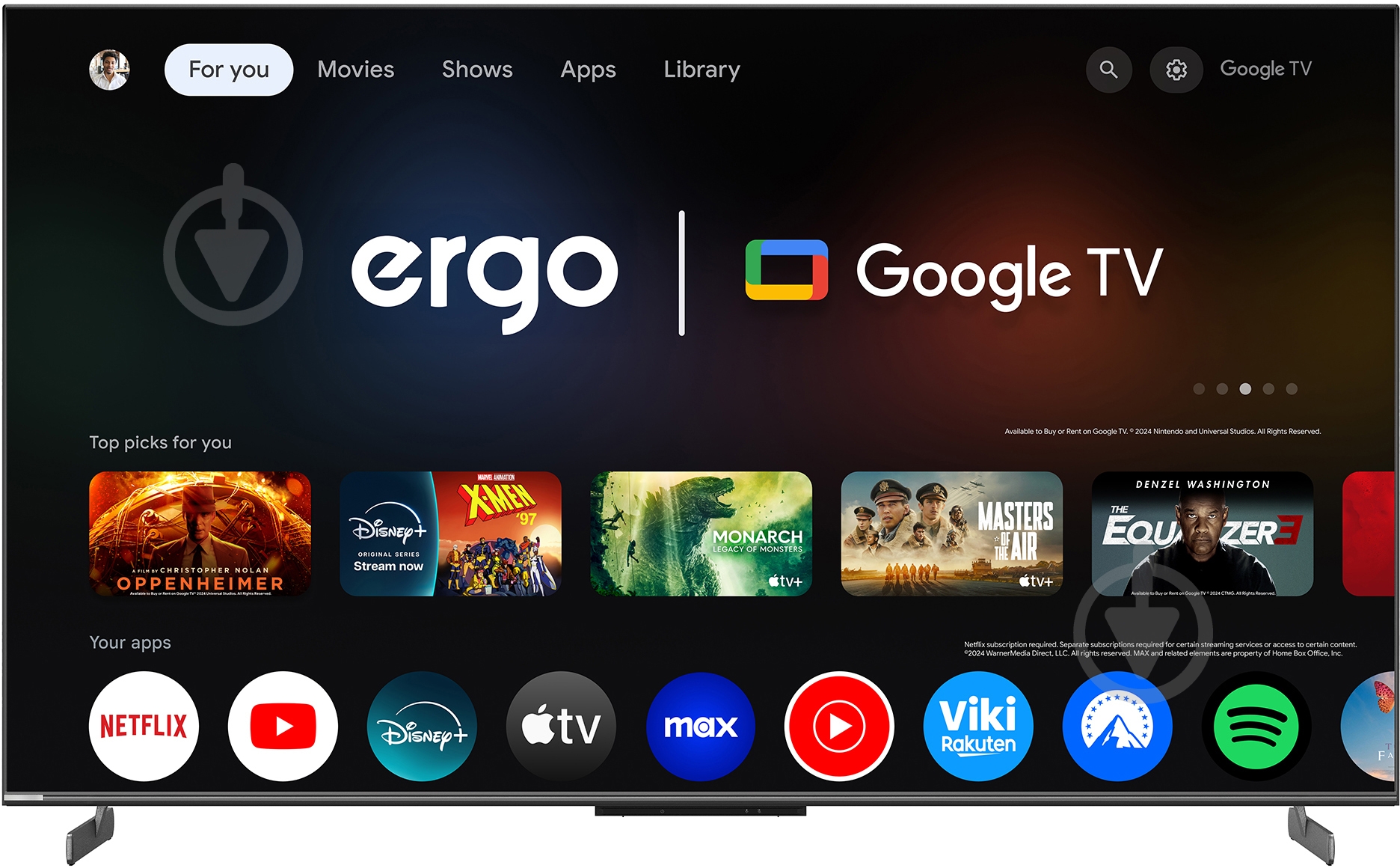 Телевізор Ergo 55MQ95 Game PRO - фото 4