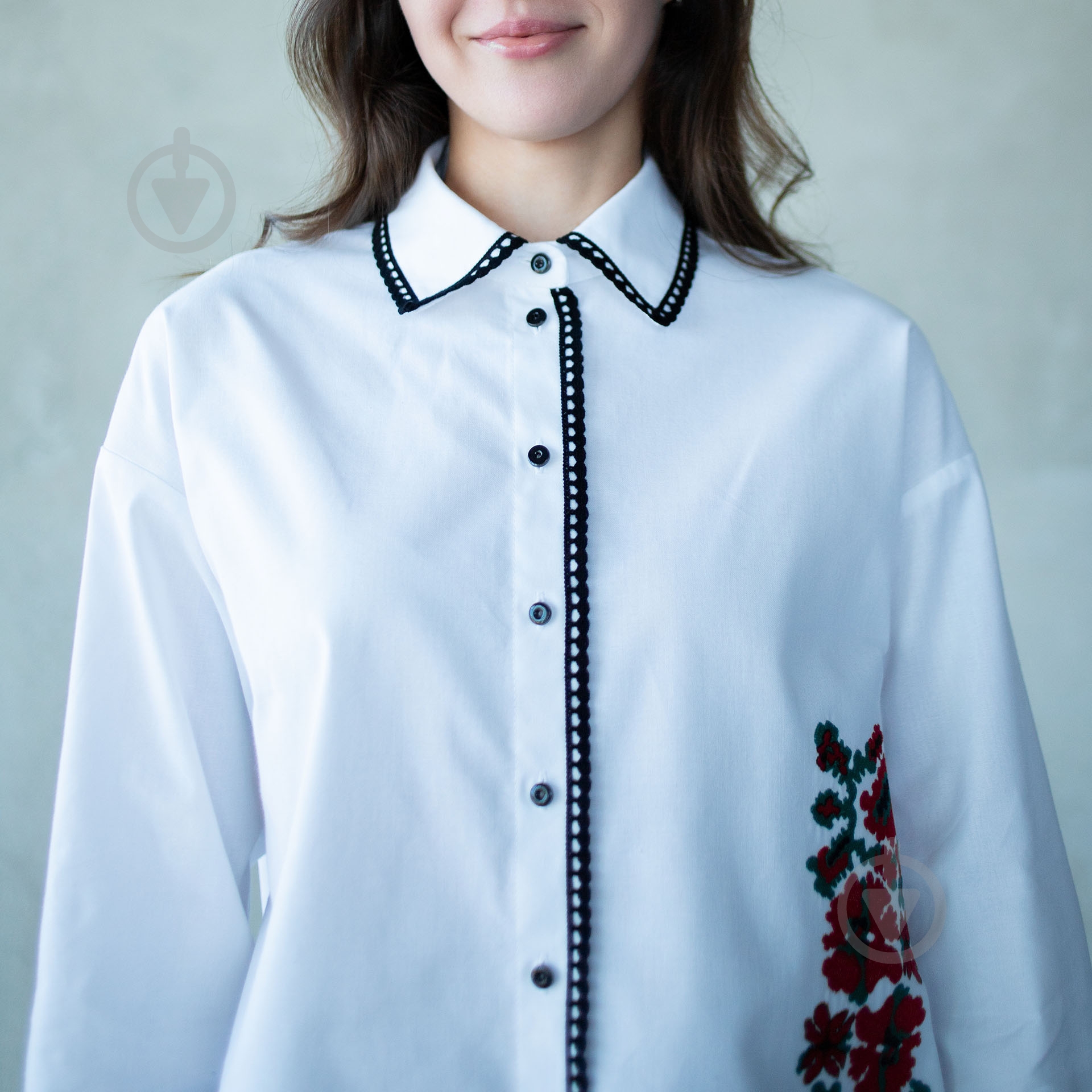 Блуза Эдельвика р. 38 (M) белый 449-25/09 - фото 3