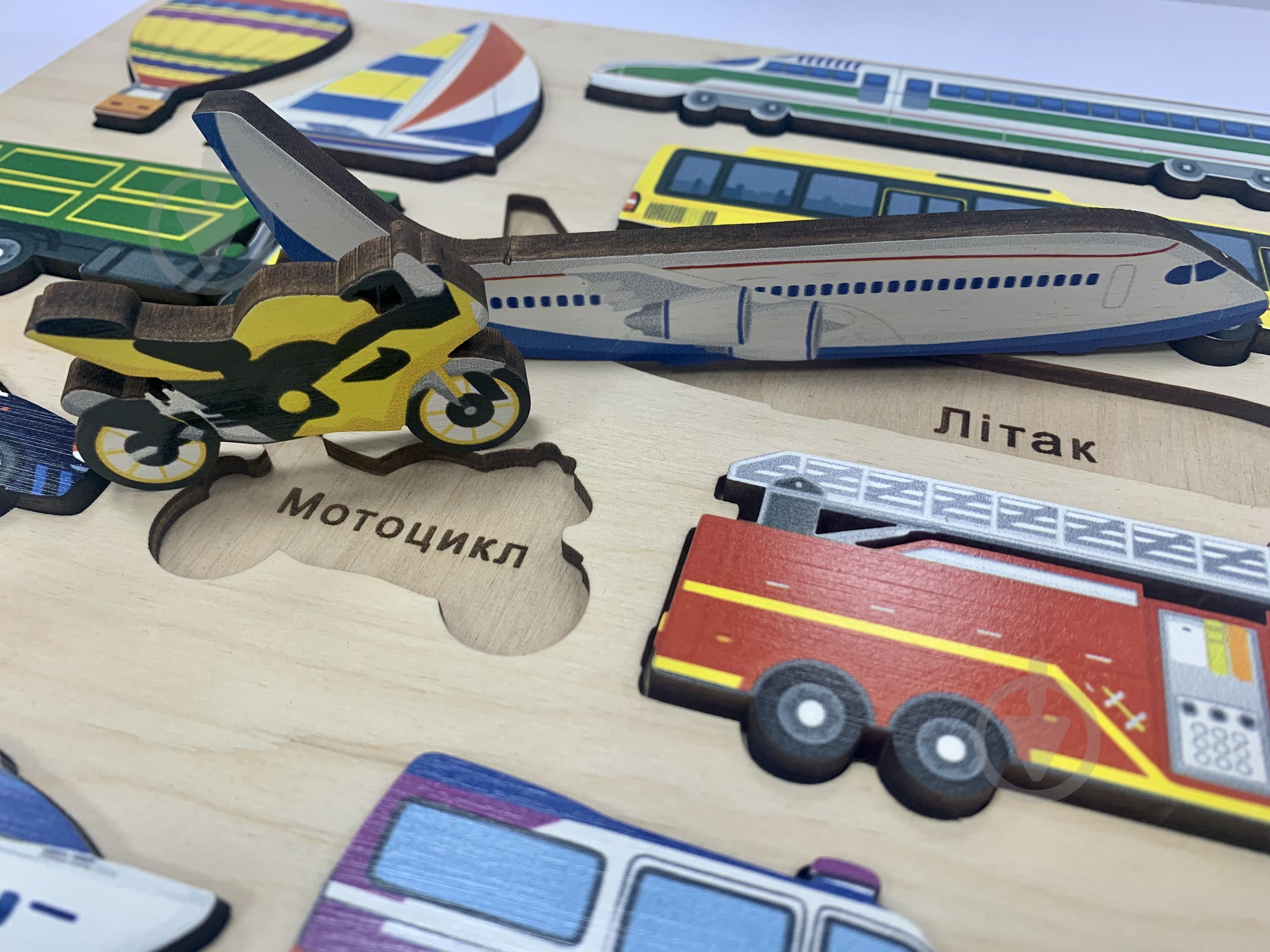 Пазлы деревянные Tatev "Транспорт" - фото 2 Пазлы деревянные Tatev "Транспорт" - фото 2