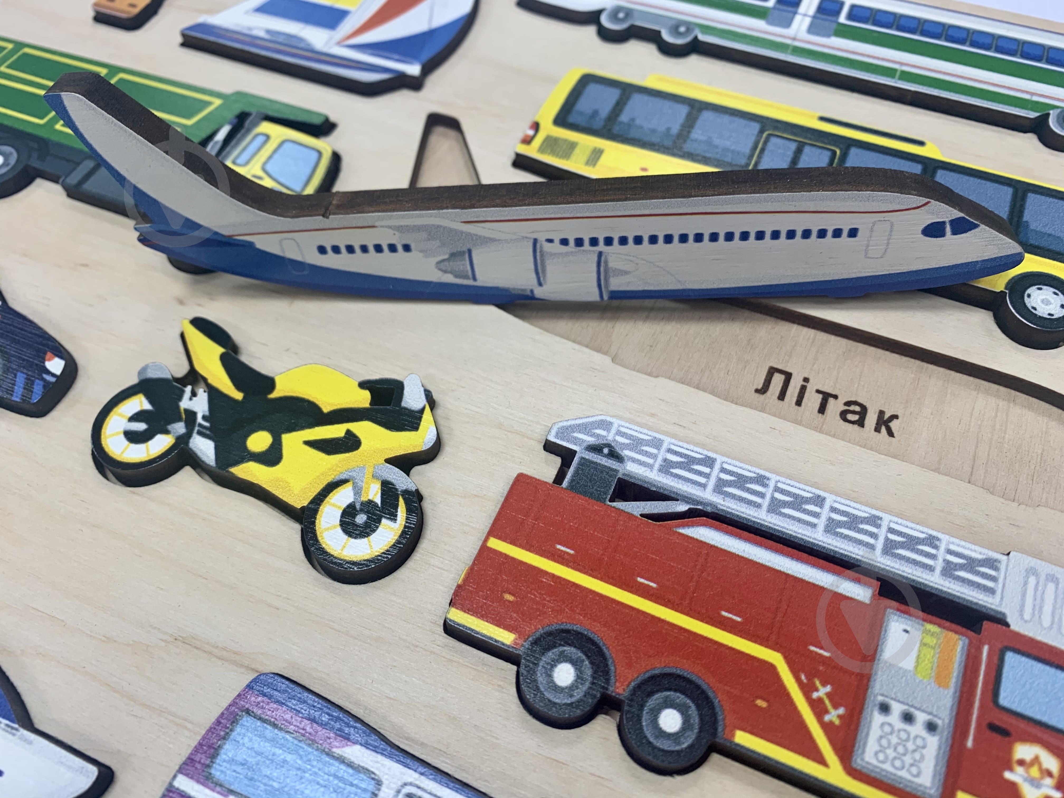 Пазлы деревянные Tatev "Транспорт" - фото 3 Пазлы деревянные Tatev "Транспорт" - фото 3