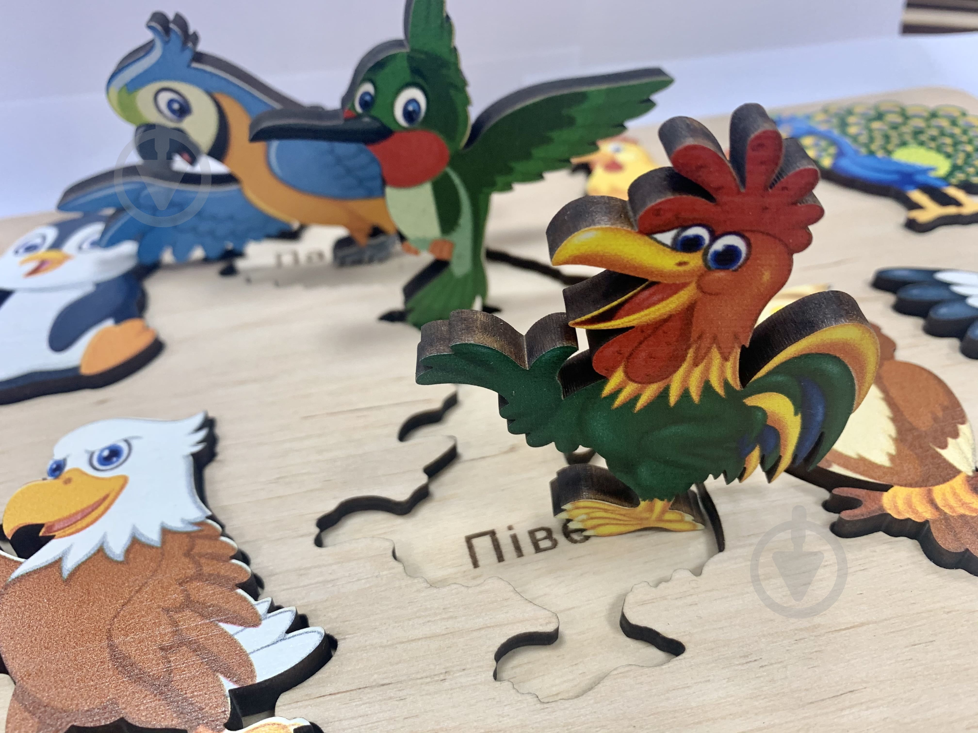 Пазлы деревянные Tatev "Птицы" - фото 2