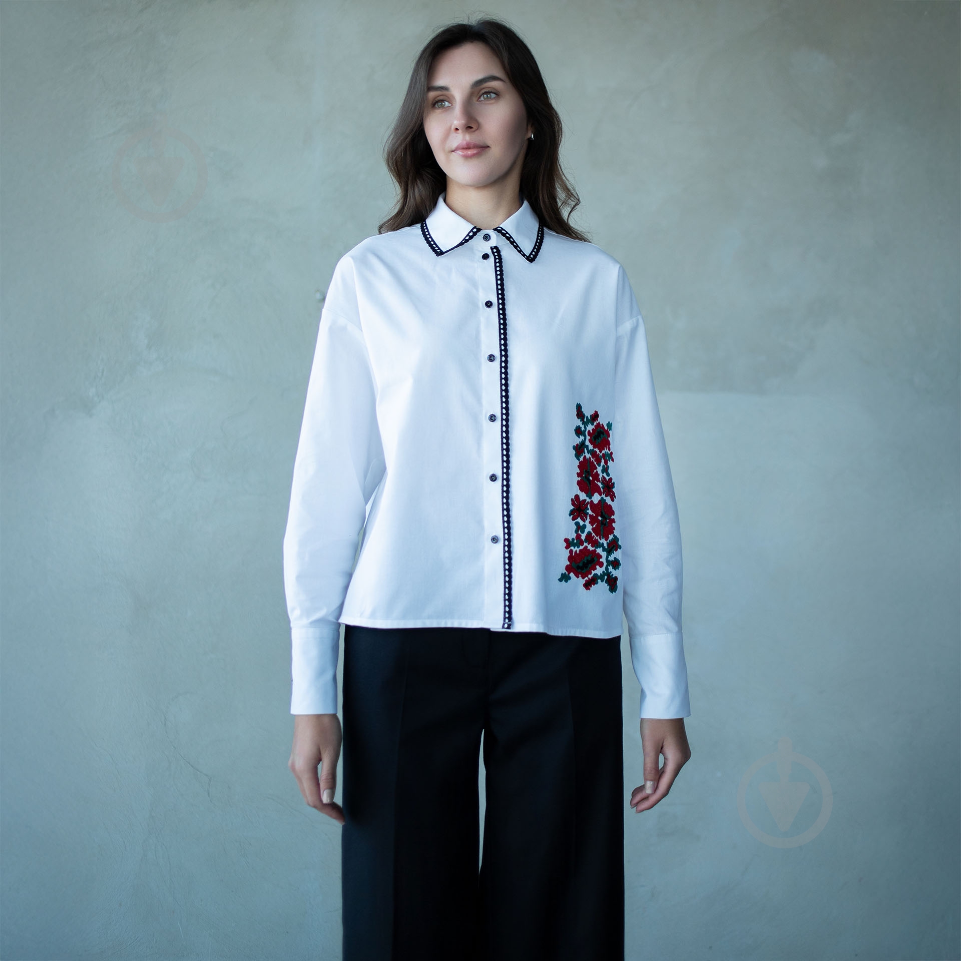 Блуза Эдельвика р. 46 (XL) белый 449-25/09 - фото 2 Блуза Эдельвика р. 46 (XL) белый 449-25/09 - фото 2