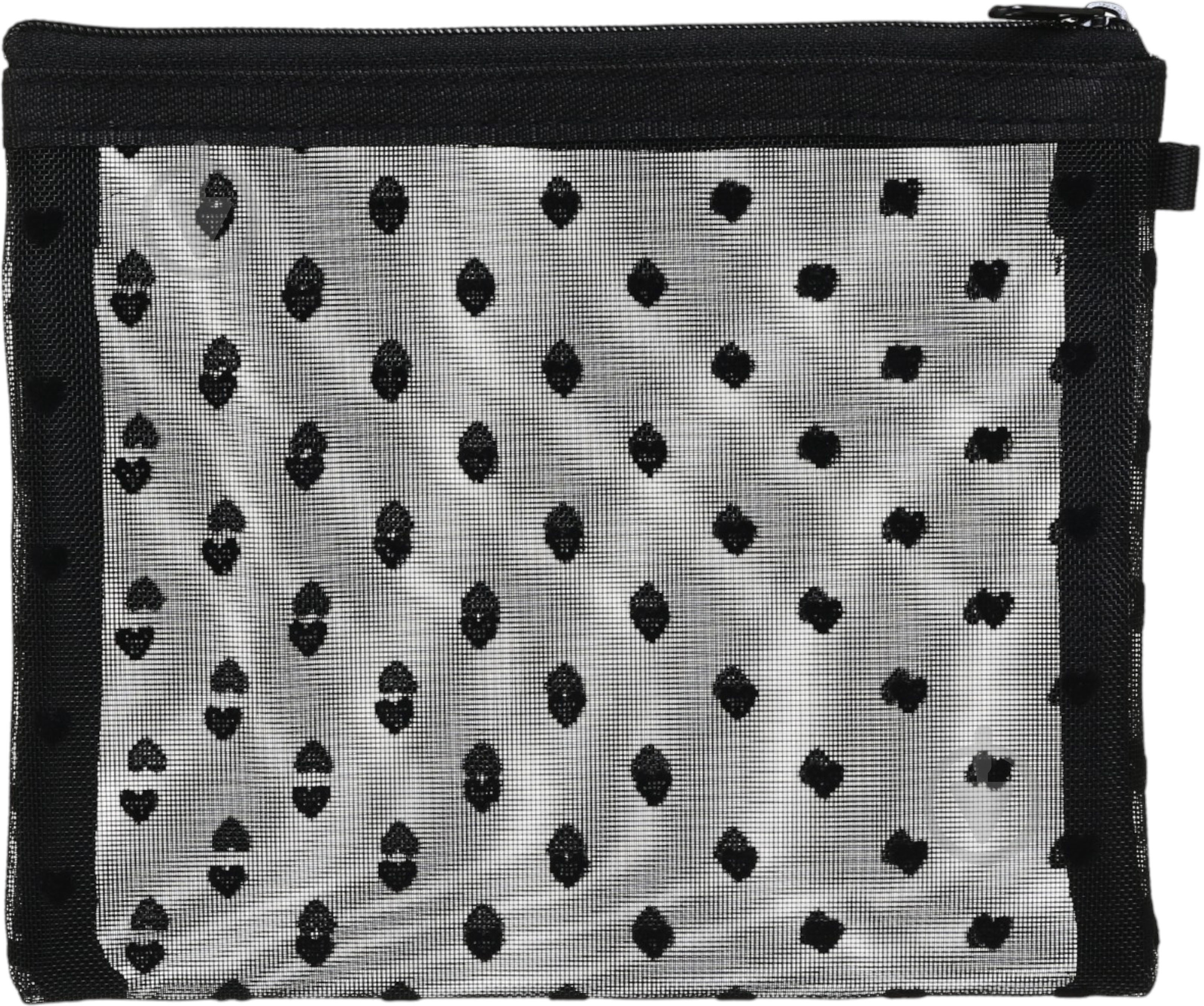 Мини-косметичка черная 15х18 см - фото 1