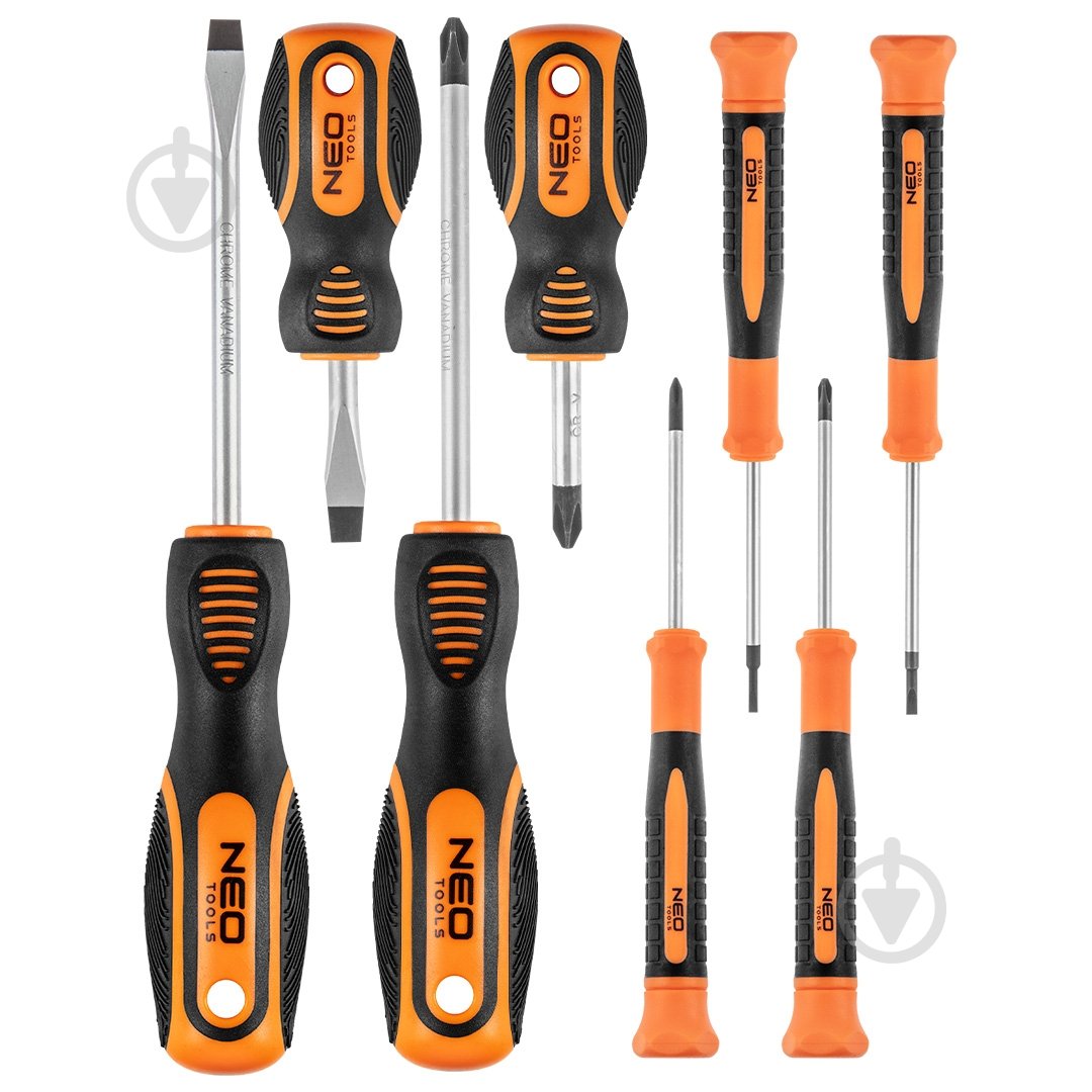 Набор отверток Neo 8 шт. (04-194) - фото 1 Набор отверток Neo 8 шт. (04-194) - фото 1