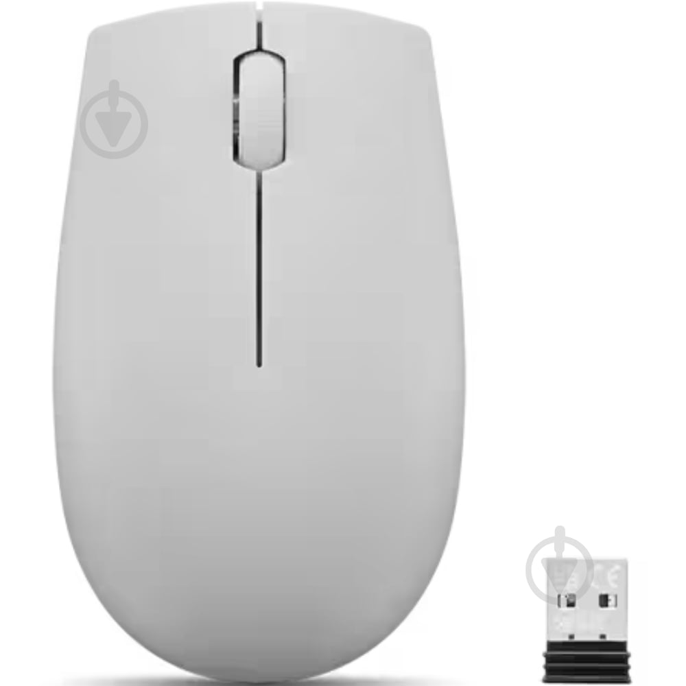 Мышь Lenovo 300 Wireless Compact arctic grey (GY51L15678) - фото 1