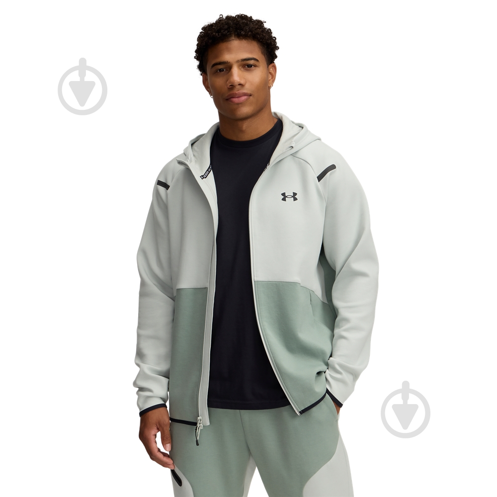 Джемпер Under Armour UNSTOPPABLE FLC FZ HD EU 1389352-377 р.3XL зеленый - фото 1 Джемпер Under Armour UNSTOPPABLE FLC FZ HD EU 1389352-377 р.3XL зеленый - фото 1